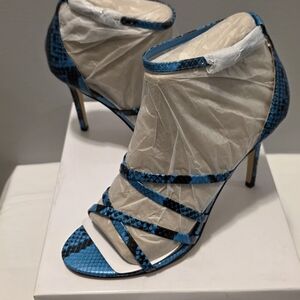 BRAND NEW Nine West Light Blue Malina3 Strappy Heels